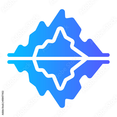 iceberg Gradient icon