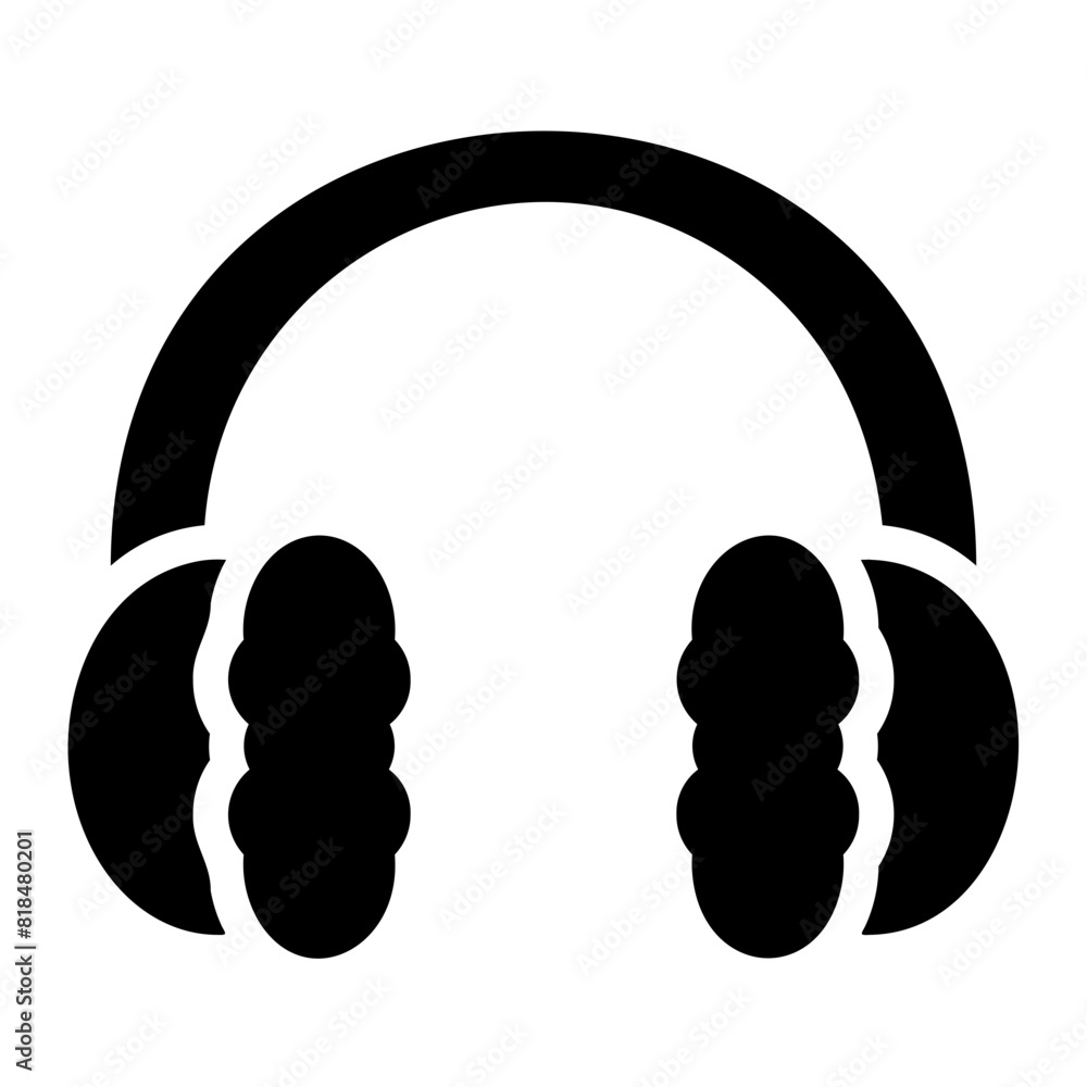 earmuffs Solid icon earmuffs Solid icon