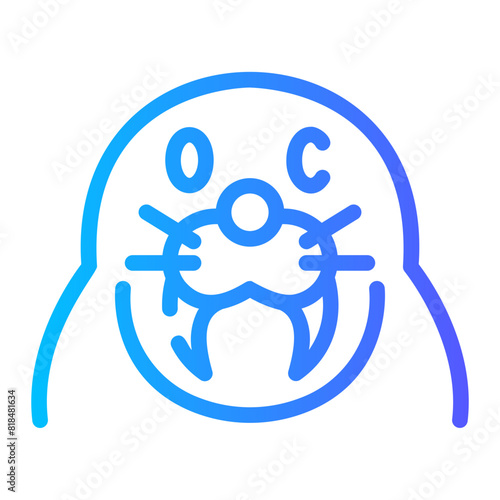 walrus Line Gradient Icon