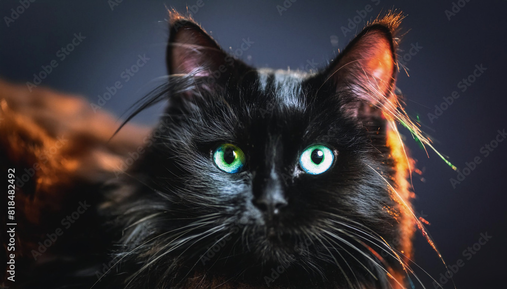 不思議な瞳の黒猫
不思議な瞳の黒猫