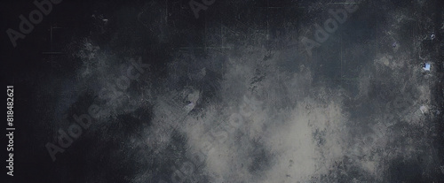 Fond d  grad   granuleux noir blanc texture de bruit gris fonc   monochrome r  tro toile de fond design espace de copie