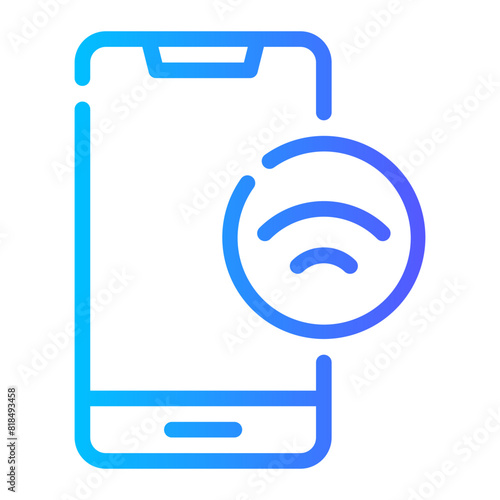 smartphone gradient icon