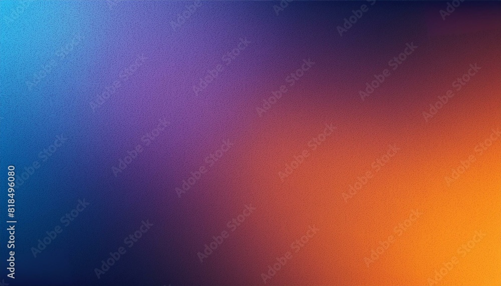 Grainy gradient background, dark blue purple orange black abstract ...
