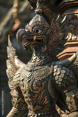 Garuda, a literary animal, shows a creative and charismatic culture