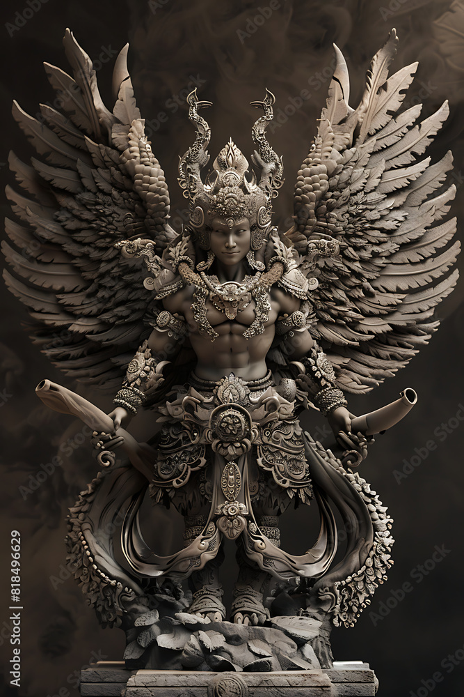 Garuda, a literary animal, shows a creative and charismatic culture Garuda, a literary animal, shows a creative and charismatic culture