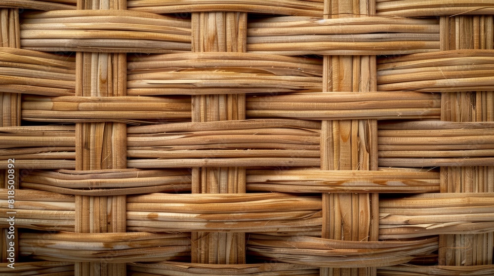 Pristine Rattan Weave: Light Brown Eco-Friendly Texture Background Pristine Rattan Weave: Light Brown Eco-Friendly Texture Background