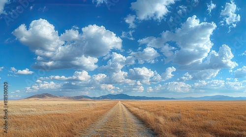 panoramic cloudscape.illustration