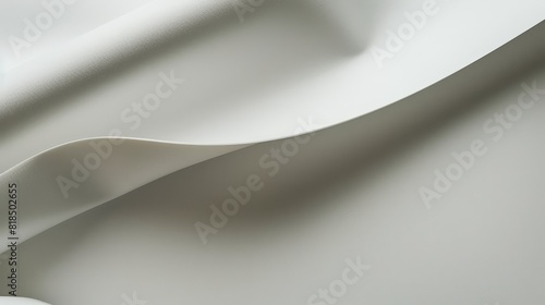 Industrial PVC Surface Texture in Light Grey - Modern Material Background with Slight Gloss Finish