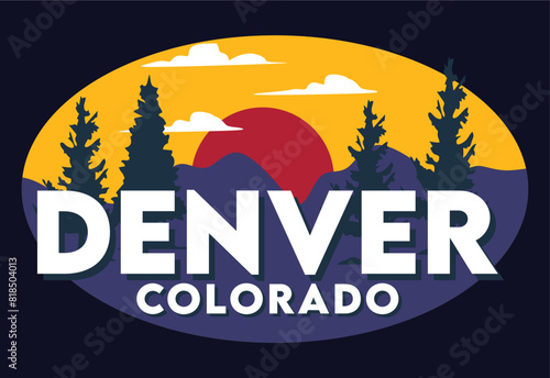 denver colorado with beautiful views