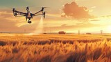 Bluetooth enabled drones facilitate precision agriculture, enhancing remote farming and monitoring with structured vehicle designs