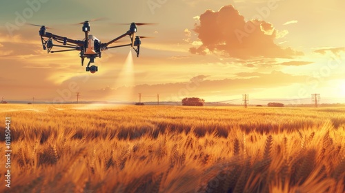 Bluetooth enabled drones facilitate precision agriculture, enhancing remote farming and monitoring with structured vehicle designs photo