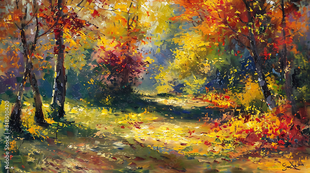 Impressionistic Autumn Symphony