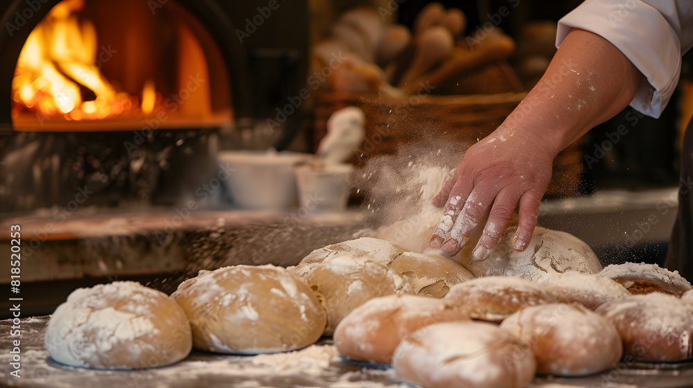 Bread and raw materials for flavoring such as flour, yeast, and production equipment Bread and raw materials for flavoring such as flour, yeast, and production equipment