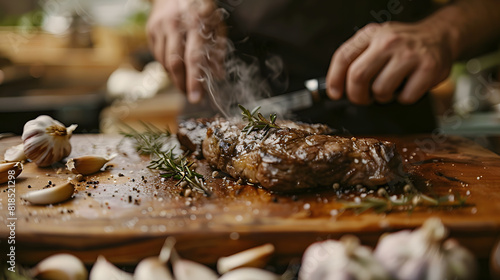 Steak and ingredients for seasoning such as pork, beef, and seasonings and production equipment.