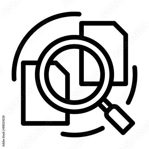 find gathering info line icon