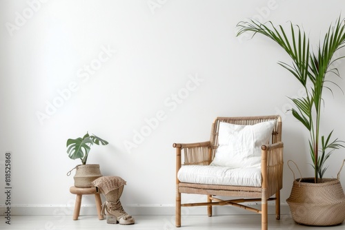 Minimalistic Boho Style Home Interior Design Front Cover Magazine Inspiration