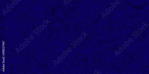 Abstract topography wavy line map.