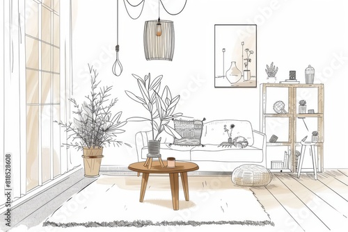 Minimalistic Boho Style Home Interior Design Front Cover Magazine Inspiration