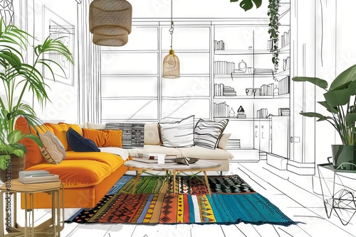 Minimalistic Boho Style Home Interior Design Front Cover Magazine Inspiration
