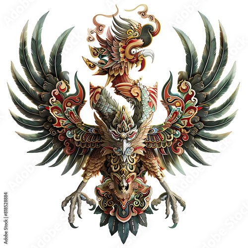 Garuda, a literary animal, shows a creative and charismatic culture