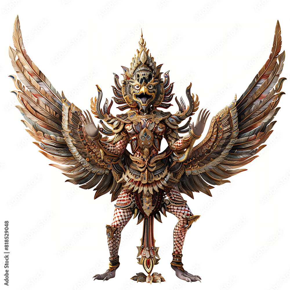Garuda, a literary animal, shows a creative and charismatic culture Garuda, a literary animal, shows a creative and charismatic culture