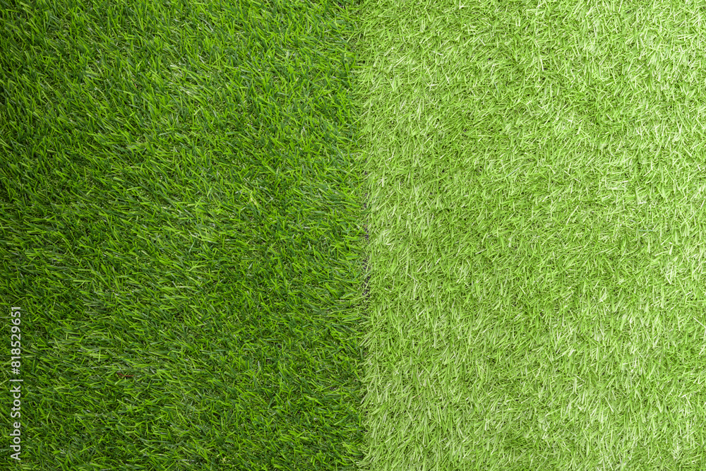 Artificial two green grass contrast