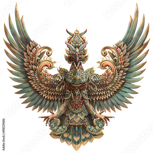 Wallpaper Mural Garuda, a literary animal, shows a creative and charismatic culture Torontodigital.ca