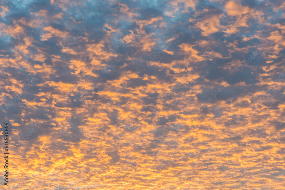 Colorful sunset sky