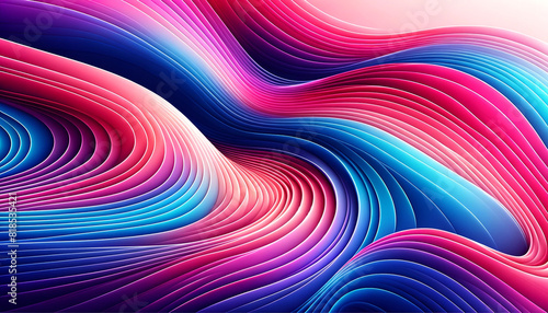 Vibrant abstract swirls in shades of pink  purple  and blue.