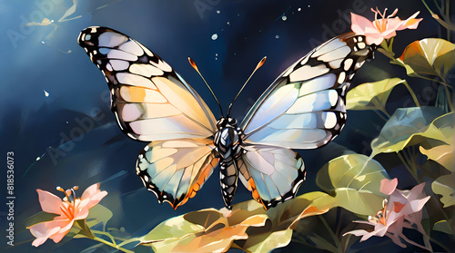 butterfly on the flower