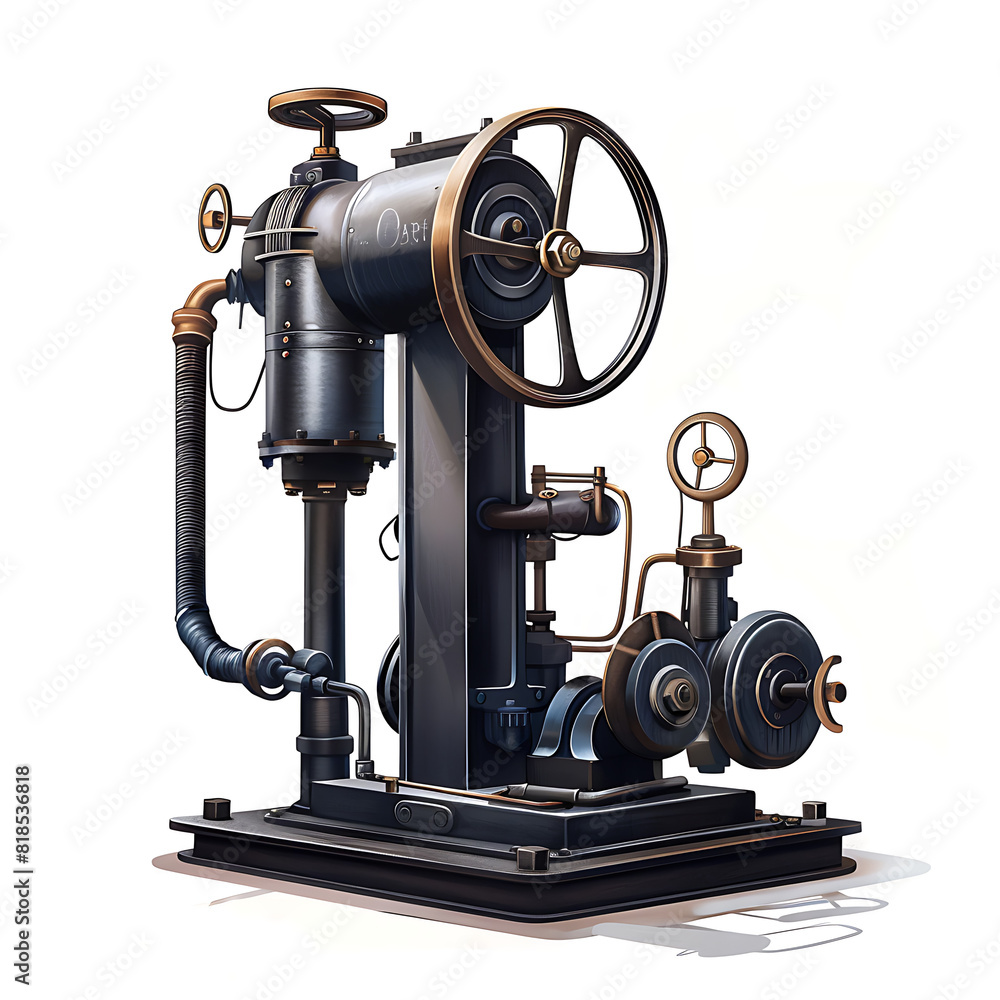 Fototapeta premium Air pump, a multi-purpose machine that facilitates mechanic work