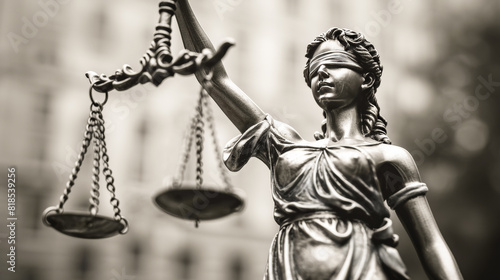 Justice and fairness: scales with balance