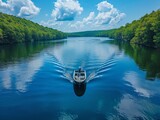How do you navigate the lake to find the best spots for boating activities