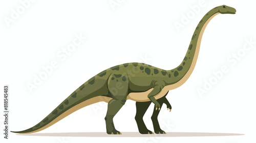 Brachiosaurus prehistoric dinosaur. Extinct dino 