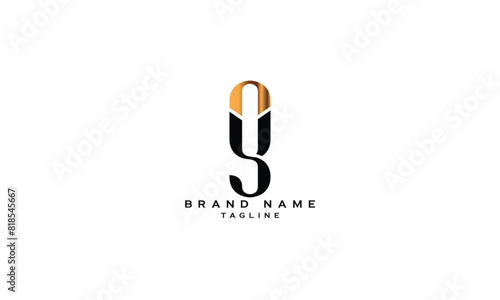 BSY, BYS, SBY, SYB, YSB, YBS, SY, YS, Abstract initial monogram letter alphabet logo design