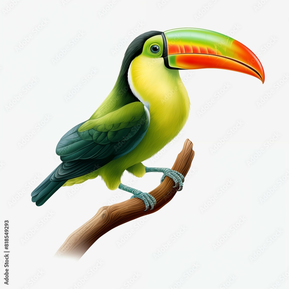 Fototapeta premium colorful beautiful birds Created with Generative AI technology.