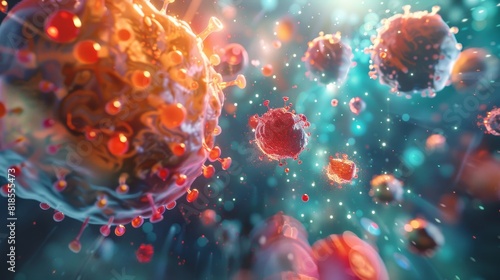 Illustration, nanotechnology-based drug delivery systems targeting specific cells
