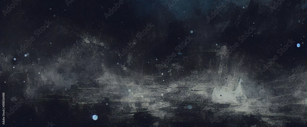 Glitter mist. Paint water splash. Magic spell. Blue teal aqua silver gray color gradient shiny smoke veil wave on black abstract art background with free space. Glitter mist. Paint water splash. Magic spell. Blue teal aqua silver gray color gradient shiny smoke veil wave on black abstract art background with free space.