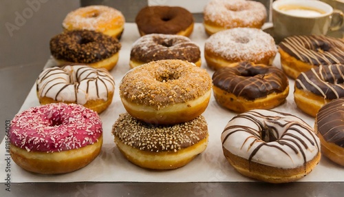 Wallpaper Mural donuts with sprinkles and icing Torontodigital.ca