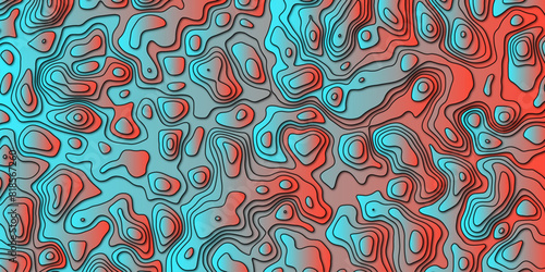 Patterns and texture merging to redefine spatial landscapes in motion

