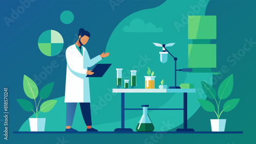 Female Scientist Conducting Research in Modern Laboratory