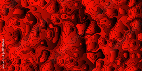 Dynamic patterns defining the flow of abstract geographical beauty

