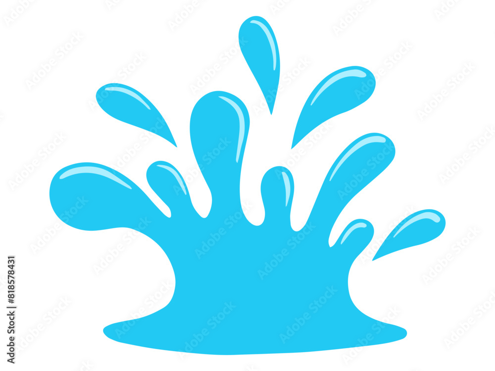 Water Spill Element Background Water Spill Element Background