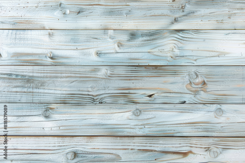 Naklejka premium Light blue background with wood texture. The pattern on the surface of the wooden wall in pastel colors. A natural drawing for the interior design concept.