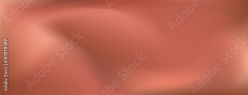 Smooth brown gradient background. Melted chocolate vector gradation backdrop. Cream texture blurred cocoa color banner. Maroon bedroom silk background. Luxury wavy aesthetic backdrop. Nude brown color