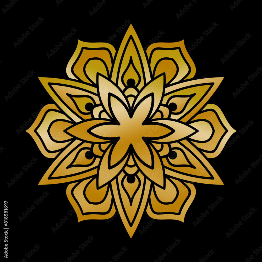 Circular pattern, mandala for Henna, Mehndi, tattoo, decoration, luxury mandalal, golden pattern Circular pattern, mandala for Henna, Mehndi, tattoo, decoration, luxury mandalal, golden pattern