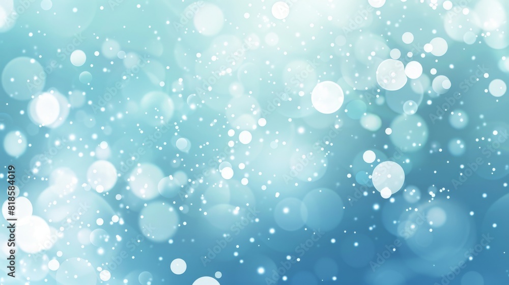 Blurry blue background with white dots, abstract artistic design Blurry blue background with white dots, abstract artistic design