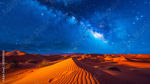 Ramadan Celebrations Under Desert Night Skies 