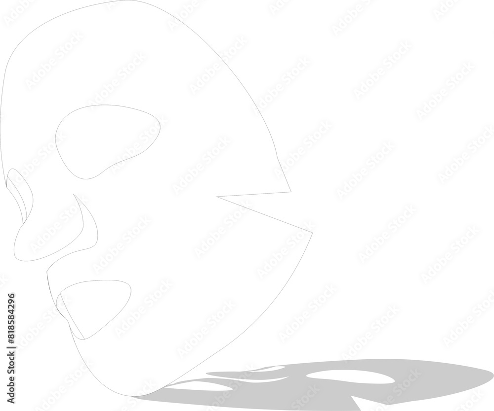 Fototapeta premium Facial mask sheet