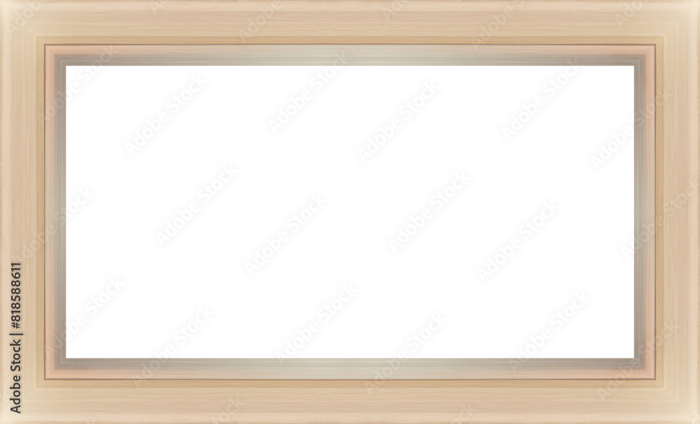 Brown wooden rectangle picture frame Brown wooden rectangle picture frame